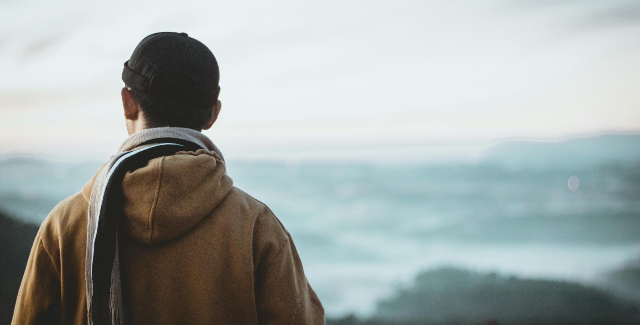 Person looking away