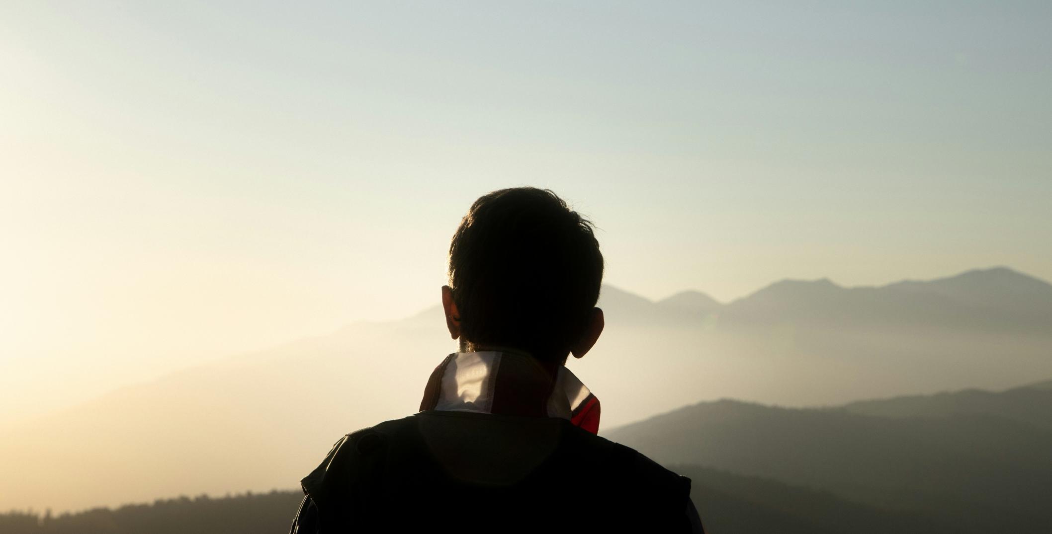Person looking away